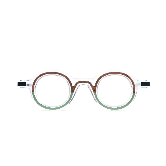 lunettes clement lunetier henri-a ronce de noyer sauge